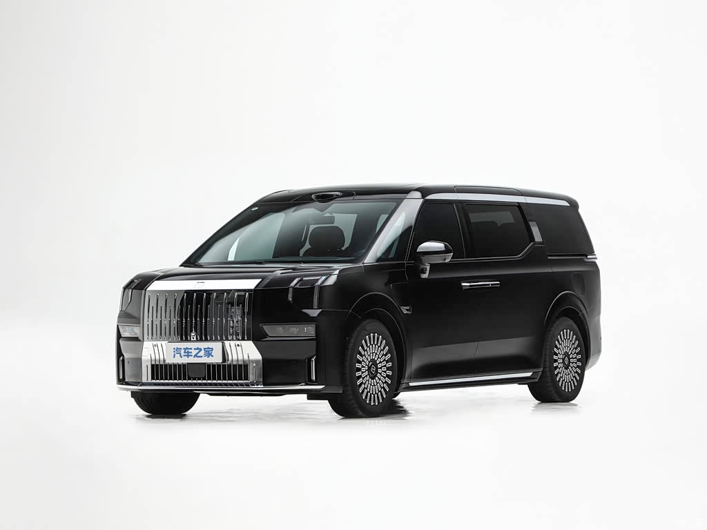2024 Zeekr 009 6-Seat Executive AWD 108kWh — Zeekr 009 AWD trim front three-quarter view, for export